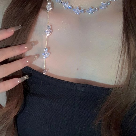 flash diamond necklace - Picture 3 of 15